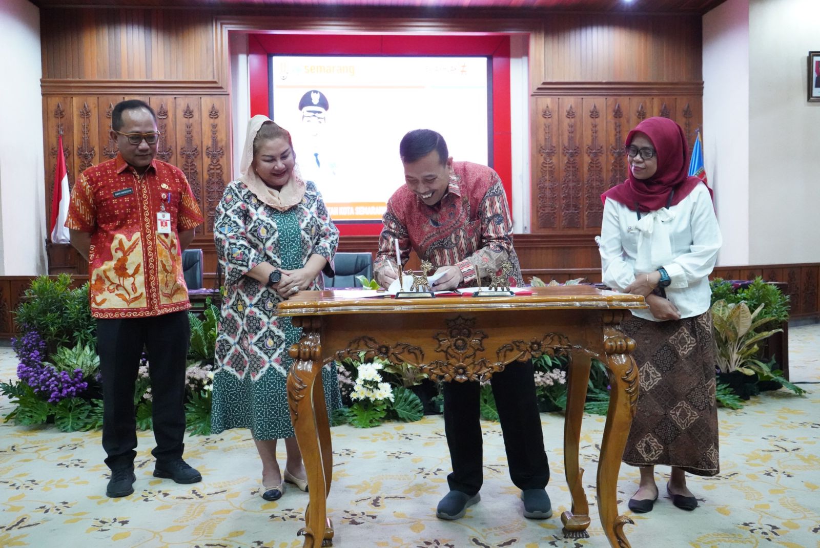 Tingkatkan Sinergi dan Koordinasi, Ombudsman RI Teken Nota Kesepakatan dengan Pemkot Semarang.